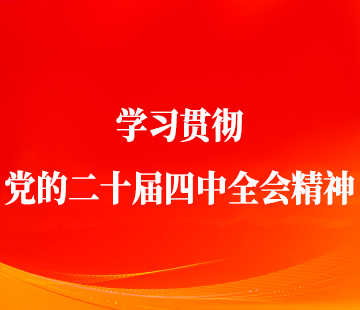 学习贯彻党的二十届四中全会精神